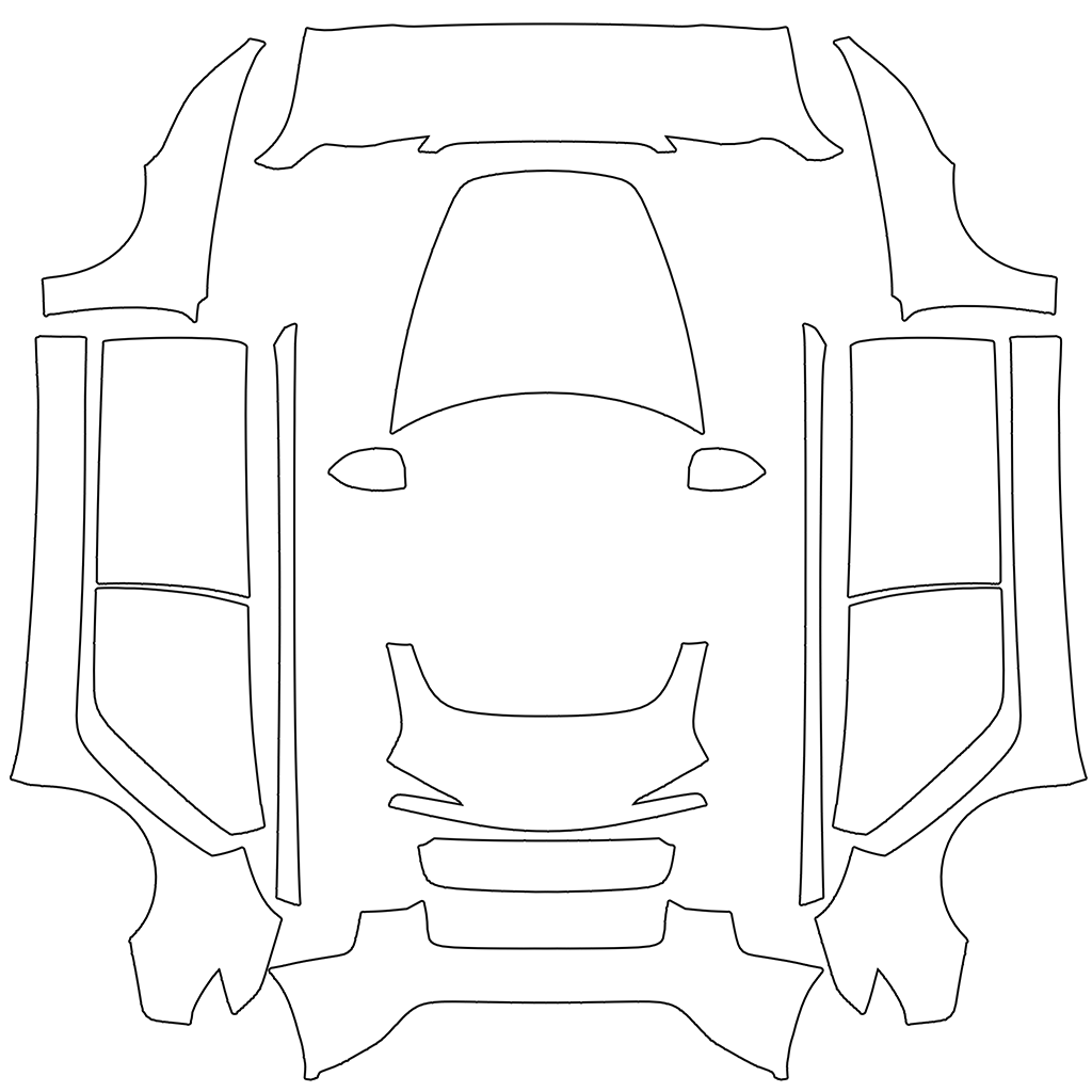 Official Tesla Paint Shop template for the Model 3 · 2024+