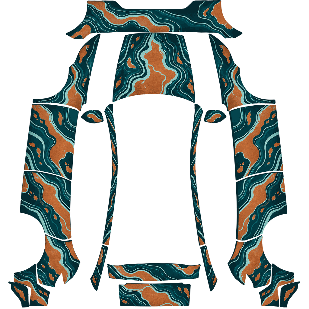 Flat Paint Shop PNG of Copper Contour